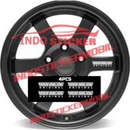 Volk racing sticker cutting sticker volk racing wheel rays te37 original volk racing car rims sticke