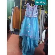 Blue mermaid princess dress 30-35 kg MS47