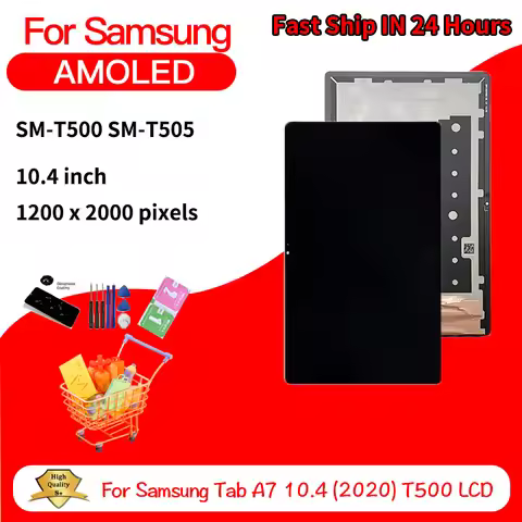 New LCD For Samsung Tab A7 10.4 2020 SM-T500 T505 T507 LCD Display Touch Screen Digitizer Assembly S