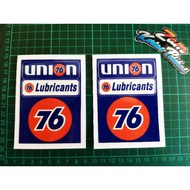 STICKERS UNION 76 LUBRICANT PRINT PELEKAT MOTOR