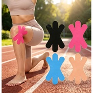 5PCS Precut Knee Tape for Knee Stability, Kinesiology Tape for Knees, Knee Support Tape, Athletic Ki