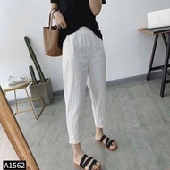 Quần linen baggy 3 màu đen xanh và trắng mặc siêu thích A1562