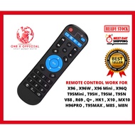 ‼️READY STOCK KL‼️ Remote Control  S912 T95Z T95Max Q Plus H96 pro X96 Replacement Android Smart TV 