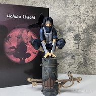 Anime Naruto Figure Uchiha Squat Itachi Naruto Anime Merchandise Model Ornaments Figure