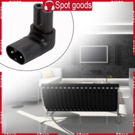 WIN IEC320 C14 To C13 Right Angle 90 Degree AC Power Adapter Extension Plug