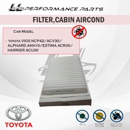 Cabin Air Filter For Toyota Vios NCP42/ACV30/Alphard ANH10/Estima ACR30/Harrier ACU30 Air Conditione