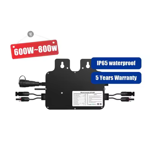 Micro Inverter 800W Solar System Zero Power Feed VDE IP65 Waterproof On Grid Inverter MPPT Solar Inv