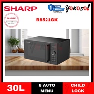 Sharp R8521GK 30L Microwave oven with convection I Child lock