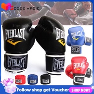 6/8/10/12/14oz EVERLAST MMA Gloves Adult Professional Boxing Muay Thai Boxing Training Sparring Punching Bag Gloves Wraps