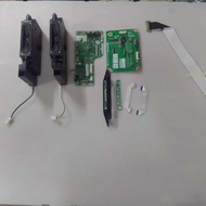 SHARP LC-50SA5200X 50" TV MAIN BOARD, POWER BUTTON, INVERTER, SENSOR BUTTON, RIBBON CARD AND SPEAKER