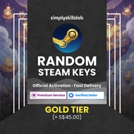 Random Steam Game Key – Gold Tier | Full PC Game