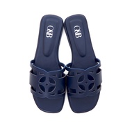 O&B รองเท้าหนังแพะ รุ่น OANDB SANDALS IN NAVY BLUE-11148CG00591F_C3BLXX