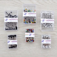 Box Boxed Stained Glass Head Pearl Needle Head Needle Bead Needle Monochrome Clothing Positioning Ne