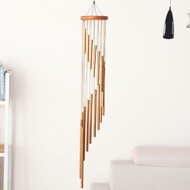 0.6mm Wall Wind Chimes 12cm Plank 90cm Long Aluminum Tube Clear Sounds