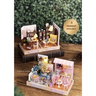 DIY Miniature Kit DIY House DIY Store with Light with Dust Cover _kidsdo.co