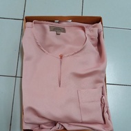 Baju Melayu warna Peach
