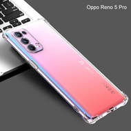 6D Shockproof Case For Oppo Reno 11 Pro 11F 10 Pro + 5G 8 Pro 8T 7 7Z 6 6Z 5 4 4G 2 2F Transparent S