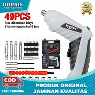 Mesin Bor Listrik Tanpa Kabel Mesin Obeng Listrik Portable Baterai Cas Charge Praktis Bor Mini Fish Screwdriver Elektrik Mata Bor Kayu Triplek Papan Tembok Batu Bata Bor Cas Tangan Tanpa Kabel Mesin Bor Obeng Set Ryu Mailtank Drill Bor Mesin 25 Pcs