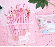 Set 20 Bút Bi Nước Hình Thú Ngộ Nghĩnh Cute - Bút Viết Kèm Túi Zip (màu ngẫu nhiên) C23