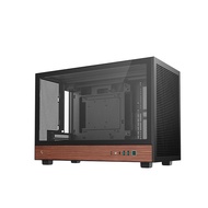 DeepCool CH260 Wood M-ATX PC CPU Case - Tempered Glass Casing