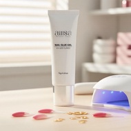 AILLSA Strong Nail Glue Gel for Tips, Cures Under UV Light, Long Lasting  AILLSA Gam Gel Kuat untuk 