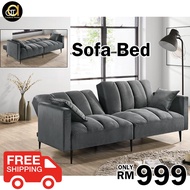 【FREE SHIPPING】Modern Foldable 3 Seater Sofa Bed 2 in 1 / Tilam Sofa 3 orang 2 in 1 /3人沙发床二合一