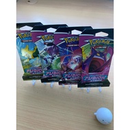 Pokemon TCG Fusion Strike Booster Pack Sleeved X4 Packs
