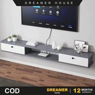 Tv Cabinet Wall Tv Cabinet Kabinet Tv Gantung Modern Living Room Simple  Rak Tv/Almari Tv -1 YEAR WA