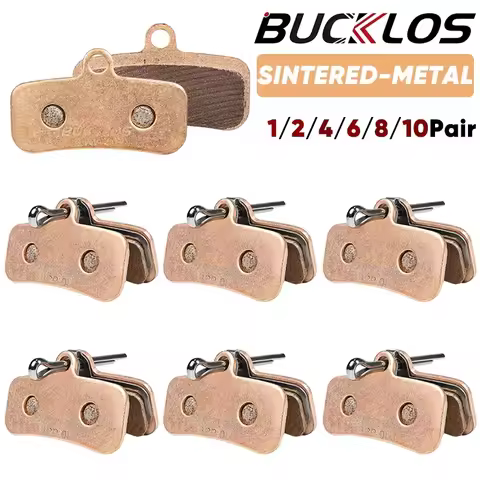 BUCKLOS Sintered-Metal MTB Brake Pads for D02S N03A Bicycle Hydraulic Disc Brake Pads Metallic Bike 