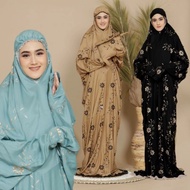 NEW MUKENA TERUSAN|LANGSUNGAN|LAJURAN DEWASA RAYON JUMBO BORDIR