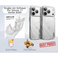 Ringke Air Soft Clear Casing Compatible For iphone 17 Pro Max / 17 Pro / 17 Air / 17