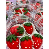 Tart Buah Strawberry Inti Jem Nanas dan Strawberry Premium Homemade