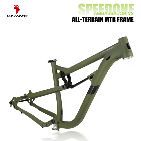 SPEEDONE Bicycle Soft Tail Frame 26/27.5/29inch Multi-Link Full Suspension Aluminum Alloy MTB Frames