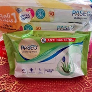 PASEO tisu basah kecil (25sheet) ecer 1pcs