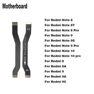 For Xiaomi Redmi Note 7A 8A 8T 7 8 9 9S 10 10S Pro Max LCD Main Board Motherboard Flex Cable Mother 