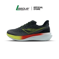 League Valiant Lite U Black/Grey Sepatu Lari Pria