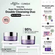 [Today Only] Clinique 2 - pcs set with Clinique Take The Day Off Cleansing Balm - Cleanser 125ml x 2 (worth RM330) | | Makeup Remover Dissolves Waterproof Makeup