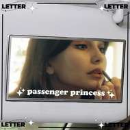 LET 6pcs Passenger Princess Stickers, 4.9inch PET Letter Car Rearview Mirror Decal, Auto Decorations Letter Shape Funny Car Sticker Decorations for Car Rearview Mirror