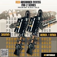 RCB MB 2 DUAL SHOCK PREMIUM BLACK 305MM - NMAX V2/AEROX