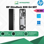 PC i3 HP EliteDesk 800 G4 SFF Intel Core i3 (8th Gen) / 8GB RAM / 256GB NVME / Win 11 Pro (Refurbish