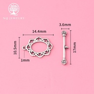 Charm bạc khóa nhiều họa tiết - NQ Jewelry