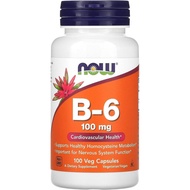 Now Foods B-6 100mg 100 Capsules
