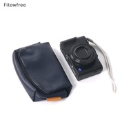 Fitow PU Leather Camera Bag Soft Case Cover For Fujifilm X100V X100F X100T X100S XF10 X30 X10S X70 Leica DUXL X X2 Canon G7XIII G5XII FE