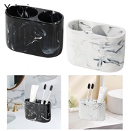[Yajuyi] Electric Toothbrush Holder, Bathroom Storage, 2 Compartments, Accessories, Makeup Brush Hol