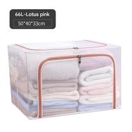 Large Transparent Storage Box Clothes Pants Folding Storage Box 66L