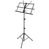 Light weight Music Stand, Fully adjustable height and 180 degree angle stand.