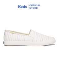 Keds Clipper Rainbow Slub Women's Sneakers (White)WF61328