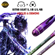 Joran Teleskopik 3/7 Ultra Light 2.1m 2.4m (ANGLES & DEMONS) Udang Galah Prawn Rod Pancing Kolam