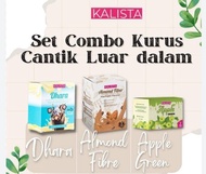 KALISTA SET KURUS ⚡APPLE GREEN⚡SKINNI⚡ALMOND FIBER⚡DHARA VANILLA⚡SWEET HONEYDEW