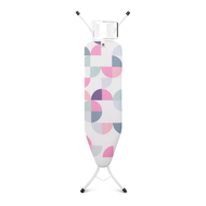 熨衫板 110x30cm 可折疊式收納白色腳架｜Size A 抽象葉 可調高度 H69-96cm 139529 熨板 熨衣板